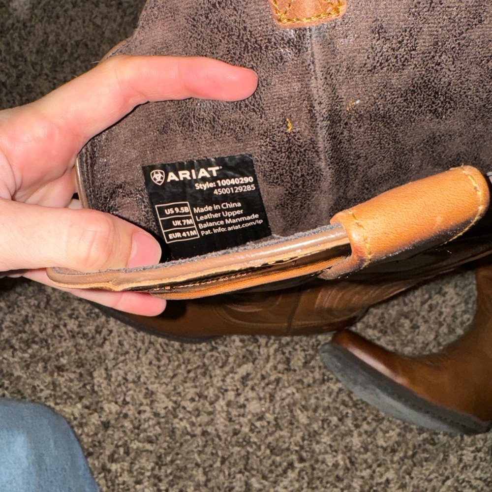 Ariat Women's Tan Heeled Boots - Picture 6 of 6